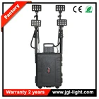 Easy carrying portable special military and police equipment 144w 8000lm led remote area lighting system