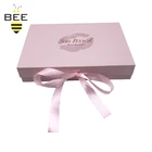 Logo Customization Match Box with New Fashion Cardboard Match Box Gift Boxes with Ribbon Compartments