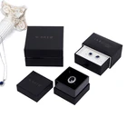 High quality black jewelry box packaging &amp printing