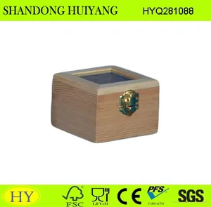wooden box with windows