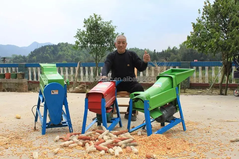 Commercial Electric New Sheller Maize Shelling Threshing Cutter Machine Seed Removing Husking Machine Fresh Sweet Corn Thresher