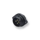 IP68 Threaded Plastic round cable waterproof weipu female panel SP2113 socket 2 hole flange male 2 4 12 pin led connector
