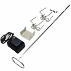 Stainless Steel Grill Rotisserie Kit with Electric Motor