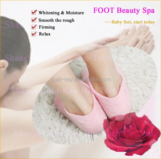 product name: foot massage spa gel socks for crack & dry feet