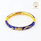 Wholesale Cloisonne Enamel Bracelet Zircon Women Bracelet for Daily Wear