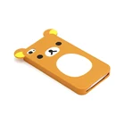 Lovely animal shape silicone phone case rubber cell phone case for iphone 6