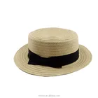 2017 Fashion fedora paper straw hat with logo