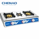 stainless steel 3 burner gas cooker home use kitchen appliance LPG gas rangs