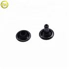 Provide Button Metal Jeans Button Factory Provide 7mm Black Nickel Metal Snap Jeans Button Rivets