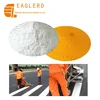 Thermoplastic reflective road marking paint with yellow or white color