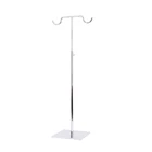 Double sides simple steel bag display stand for handbag store