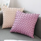 New Design Handmade Suede Throw Pillow Cushion