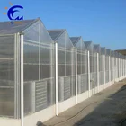Easily assembled agriculture aluminium polycarbonate greenhouse for sale from china