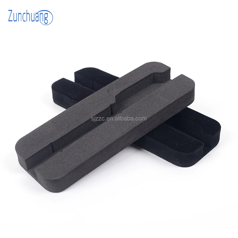 flocking eva foam insert flocked foam box tray liner