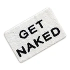Microfiber Non Slip Wholesale Quick Dry Microfiber Custom Print Logo bath mat