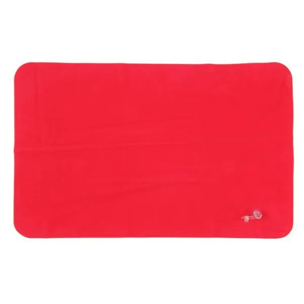 1pc Outdoor Portable Folding Air Inflatable Pillow Double Sided Flocking Cushion for Travel Plane Hotel Hot Worldwide