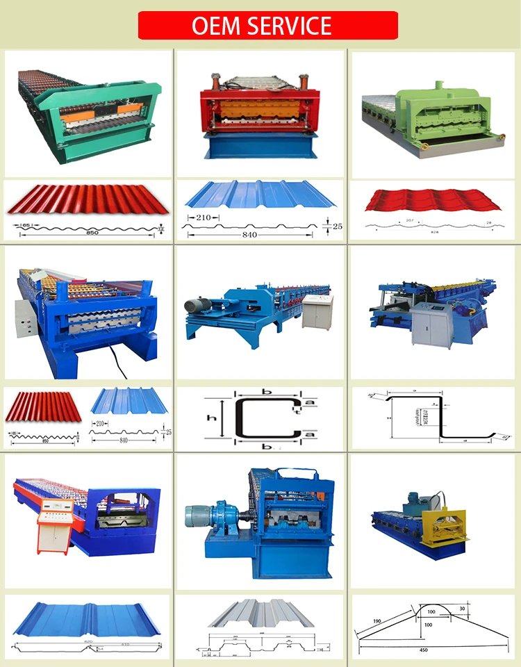 Fully Automatic Cold Steel Strip Profile Used C Z Purlin Roll Forming