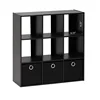 Wood Portable Storage Shelf Cube Shelving Home Bookcase Cabinet