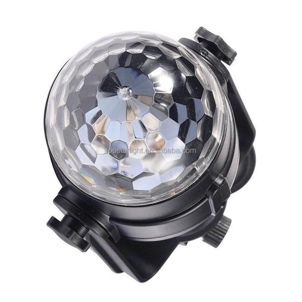 (tsa248) 3*1w rgb auto sound indoor magic led crystal ball light