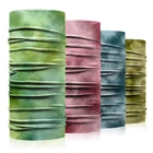 Custom Head Multicolor Multi Ways Reversible Decorative Microfiber Neck Wrap One Piece Bandana