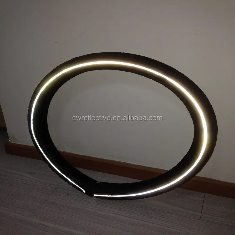Reflective tire belt