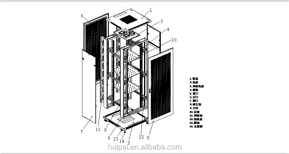 Cross Flow Fans, 42u, 37U, Cold-rolled steel - detail 6