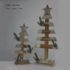 Christmas wooden tree for festival holiday home decoration