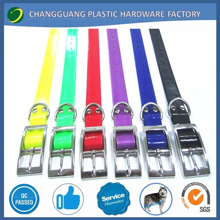 tpu dog collar with alloy buckle13