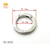 Bag Fittings Accessories Engraved Logo Push Gate Spring O Ring Clasps