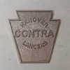 Metal security badges Custom Badges with Antique Golden / Nickle Plating