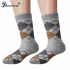 Fuzzy Winter Middle Ankle Slipper Thick Terry Socks Man Floor Trampoline Anti-slip Wool Floor Socks