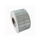 9654 wet inlay Customized transparent random barcode RFID label stickers