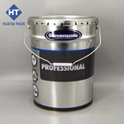 5 gallon metal paint can open head,20L tin pail with lid&handle,conical tinplate barrel manufacturers