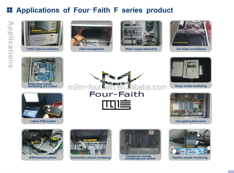 F8134 4 LAN port RJ45 Ethernet GPRS wifi ZigBee Gateway for Street Light Control - ANKUX.COM