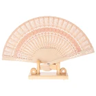 Wedding favors Chinese carved folding bamboo hand fans