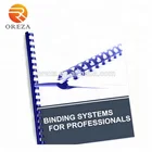 12mm(1/2") Durable Round Corner 21 Ring Plastic Comb Binding