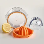 Citrus juicer lemon lime orange press with scale cup plastic manual lemon squeezer