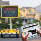 EN12966 Portable Advertising VMS Variable Message Sign Trailer