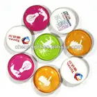 Custom made circle glass fridge magnet , dome crystal glass fridge magnets