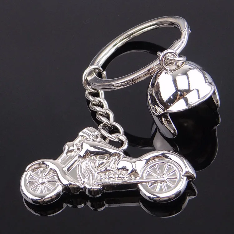 Mode Harley Moto Casque Porte-clés 3D Smart Porte-clés Pendentif Hommes Porte-clés Cadeau Créatif Porte-clés Décor Garçon Livraison Gratuite