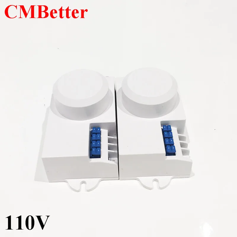New 110v 5.8GHz HF Systerm LED Microwave 360 Degree Radar Sensor Light Switch Ceiling light Occupancy Body Motion Detector CM026 (5)