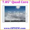 HOT 7.9 inch Quad Core Tablet PC Retina IPS 4:3 Capacitive ATM 7029 1.62Ghz BT Wi-Fi External 3G,1024*768 OPNEW