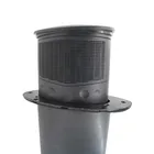 Contemporary Black Outdoor Spa Hot Tub Waterproof Pop Up Speakers