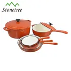 Cast Iron Enameled big Quart Dutch Oven/Casserole/Dish/Pot With Lid