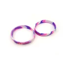 Promotional low-cost high-elastic color bracelet silicone wristband