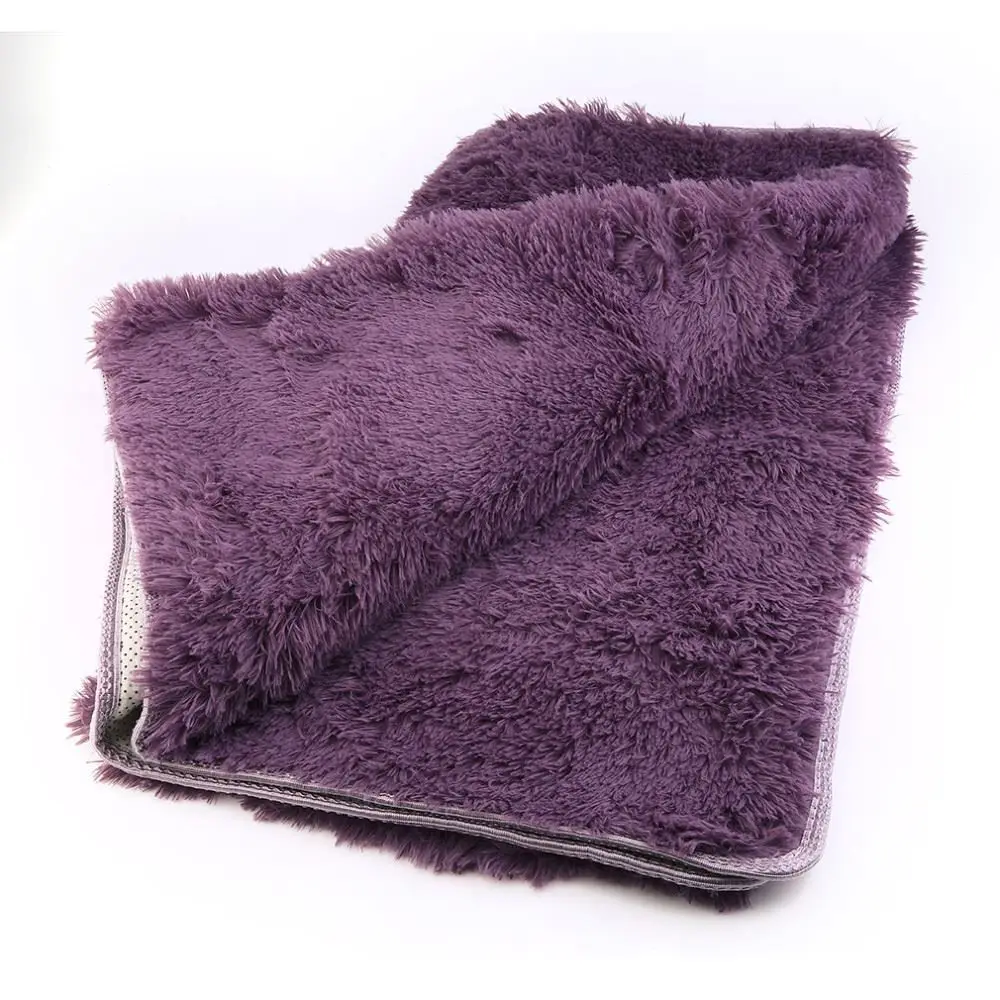 2016 Hot Comfortable Large Size Fluffy Rugs Anti-Skid Shaggy Area Rug Dining Room Carpet Floor Mat Home Bedroom Home Supplies