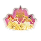 crown shaped custom ceramic plate with beautiful printing