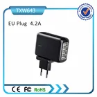Charger Nokia 5V 2A 4USB Port Foldable Mobile Phone Travel Charger Travel Charger For Nokia V8 For Oppo Mobile