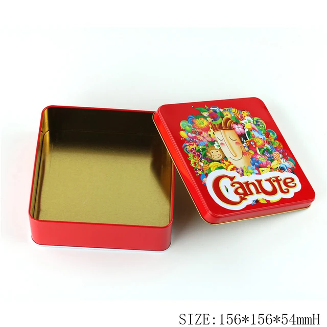 food grade tin can candy packaging cookie tin box metal gift box