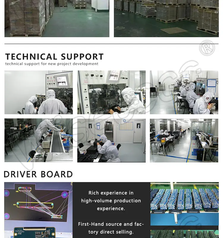 lvds 40 pin LCD screen 60Hz 7 inch display 7 1024*600 LCD display